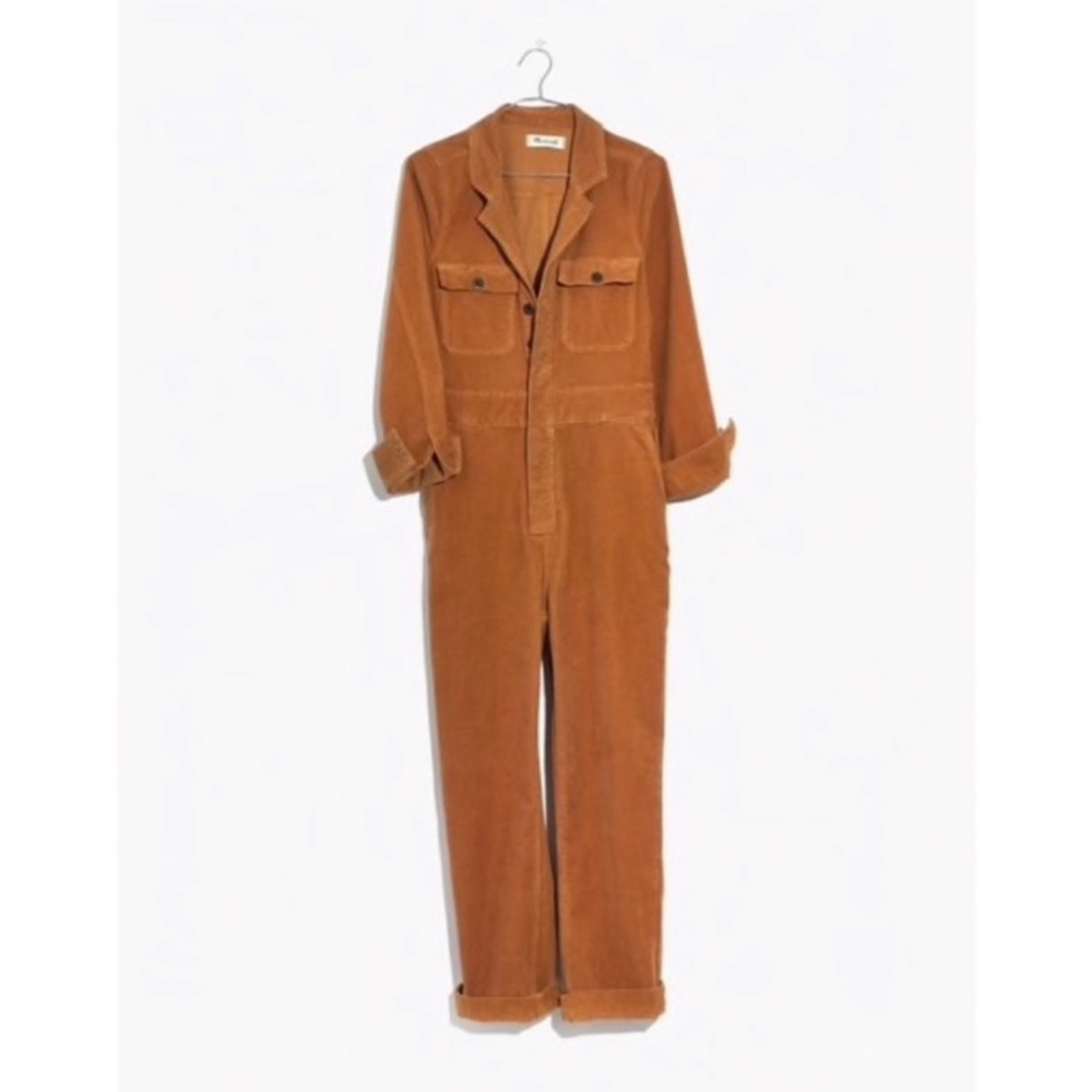 NWT Madewell Corduroy Belted Jumpsuit Coveralls